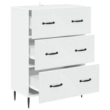 vidaXL Ladekast Wit 66 x 34,5 x 89,5 cm Bewerkt hout