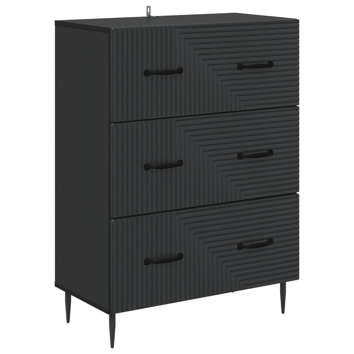vidaXL Ladekast Wit 66 x 34,5 x 89,5 cm Bewerkt hout