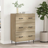 vidaXL Ladekast Wit 66 x 34,5 x 89,5 cm Bewerkt hout