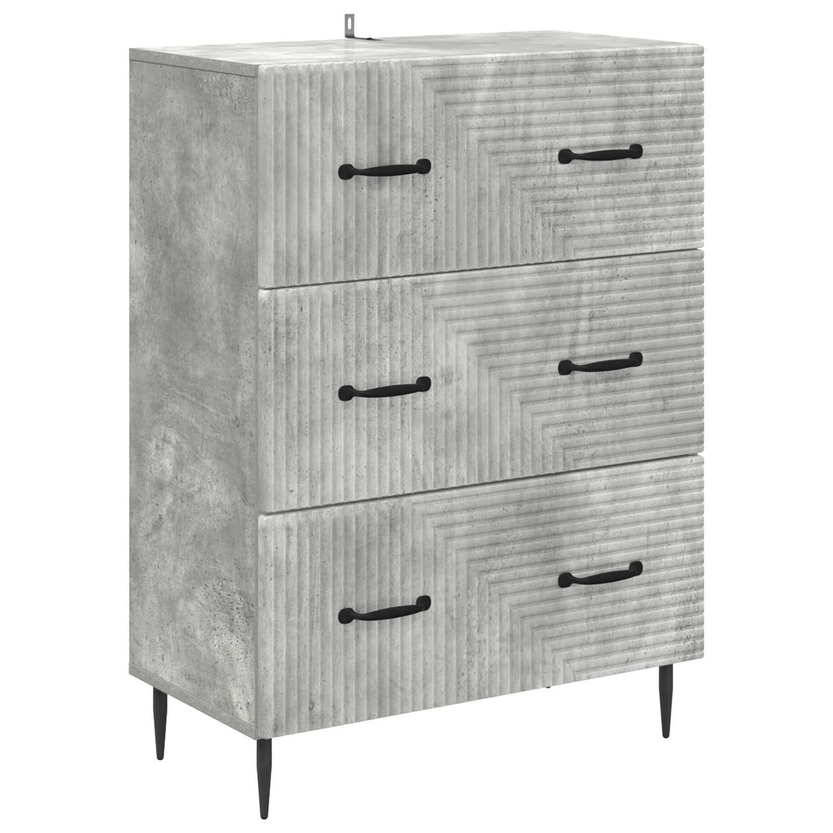 vidaXL Ladekast Wit 66 x 34,5 x 89,5 cm Bewerkt hout