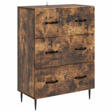 vidaXL Ladekast Wit 66 x 34,5 x 89,5 cm Bewerkt hout
