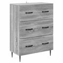 vidaXL Ladekast Wit 66 x 34,5 x 89,5 cm Bewerkt hout