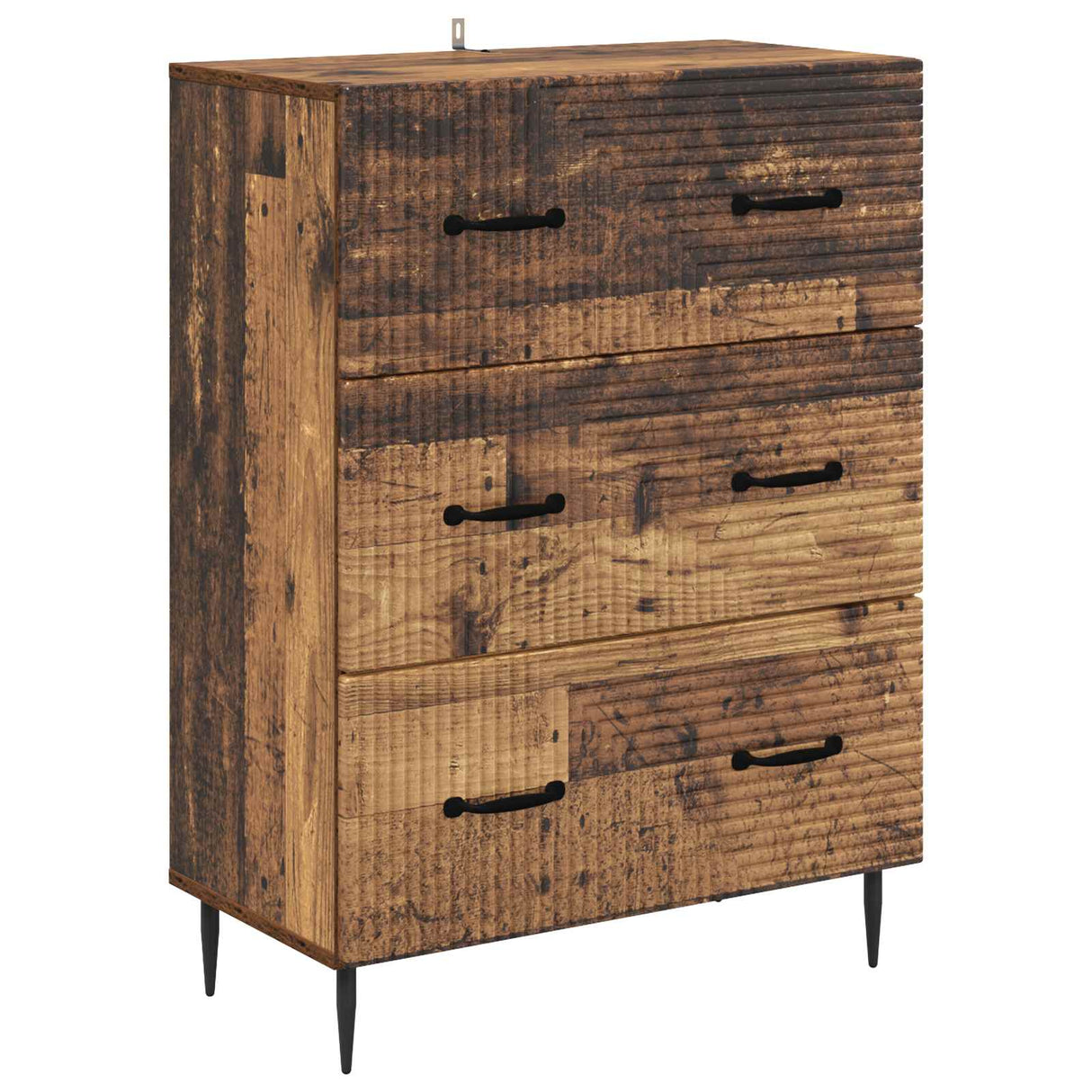 vidaXL Ladekast Wit 66 x 34,5 x 89,5 cm Bewerkt hout