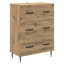 vidaXL Ladekast Wit 66 x 34,5 x 89,5 cm Bewerkt hout