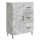 vidaXL Sideboard with Drawer Black 66 x 34.5 x 89.5 cm Engineered Wood