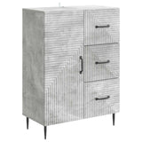 vidaXL Sideboard with Drawer Black 66 x 34.5 x 89.5 cm Engineered Wood