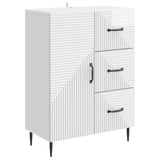 vidaXL Sideboard with Drawer Black 66 x 34.5 x 89.5 cm Engineered Wood