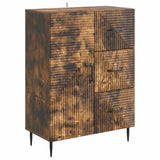 vidaXL Sideboard with Drawer Black 66 x 34.5 x 89.5 cm Engineered Wood