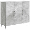vidaXL Dressoir Zwart 89 x 34,5 x 80 cm Bewerkt hout