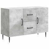vidaXL Dressoir met lade Zwart 89 x 34,5 x 60 cm Bewerkt hout