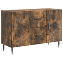 vidaXL Dressoir met lade Zwart 89 x 34,5 x 60 cm Bewerkt hout
