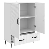 vidaXL Dressoir met lade Wit 66 x 34,5 x 95 cm Bewerkt hout