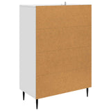 vidaXL Dressoir met lade Wit 66 x 34,5 x 95 cm Bewerkt hout
