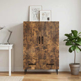 vidaXL Dressoir met lade Wit 66 x 34,5 x 95 cm Bewerkt hout