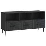 vidaXL TV Kast met lade Zwart 102 x 34,5 x 50 cm Bewerkt hout