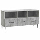 vidaXL TV Kast met lade Zwart 102 x 34,5 x 50 cm Bewerkt hout