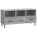 vidaXL TV Kast met lade Zwart 102 x 34,5 x 50 cm Bewerkt hout
