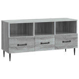 vidaXL TV Kast met lade Zwart 102 x 34,5 x 50 cm Bewerkt hout