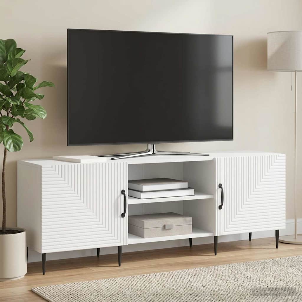 vidaXL TV Cabinet White 150 x 31 x 50 cm Engineered Wood
