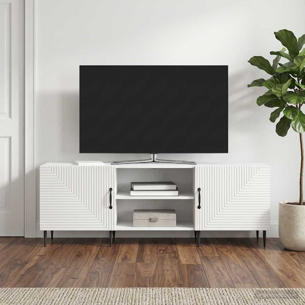 vidaXL TV Cabinet White 150 x 31 x 50 cm Engineered Wood