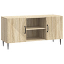vidaXL TV Kast Zwart 102 x 34,5 x 50 cm Bewerkt hout