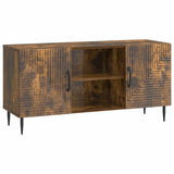 vidaXL TV Kast Zwart 102 x 34,5 x 50 cm Bewerkt hout