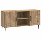 vidaXL TV Kast Zwart 102 x 34,5 x 50 cm Bewerkt hout