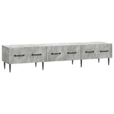 vidaXL TV Kast met lade Zwart 147 x 34,5 x 30 cm Bewerkt hout