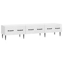 vidaXL TV Kast met lade Zwart 147 x 34,5 x 30 cm Bewerkt hout