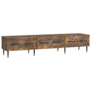 vidaXL TV Kast met lade Zwart 147 x 34,5 x 30 cm Bewerkt hout