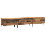 vidaXL TV Kast met lade Zwart 147 x 34,5 x 30 cm Bewerkt hout