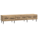 vidaXL TV Kast met lade Zwart 147 x 34,5 x 30 cm Bewerkt hout
