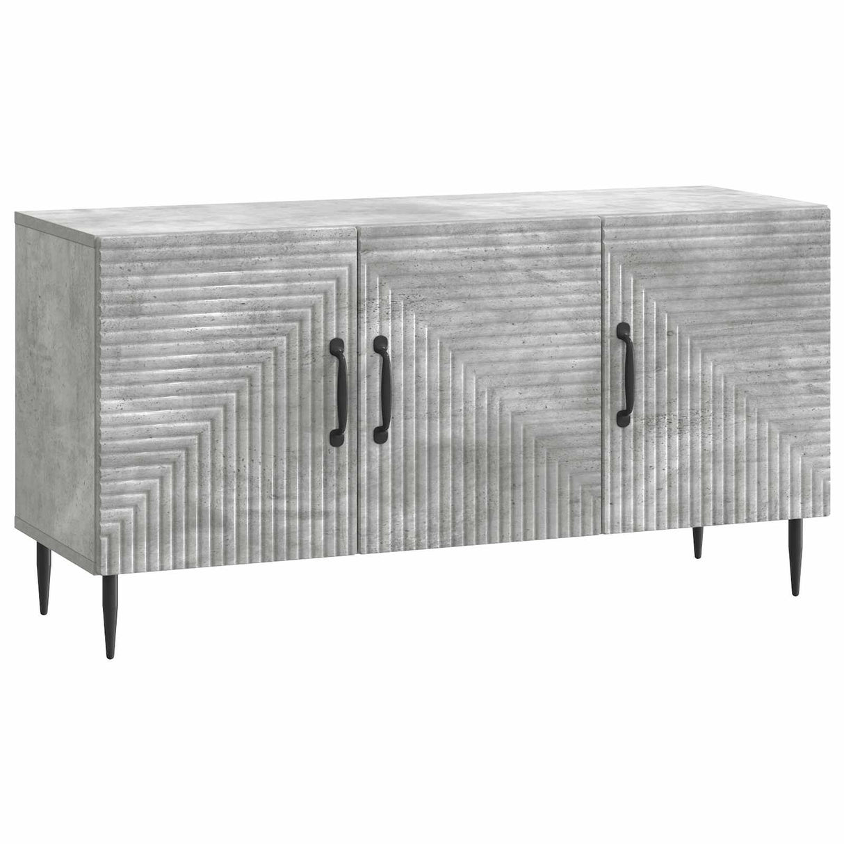 vidaXL TV Kast Zwart 99 x 34,5 x 50 cm Bewerkt hout