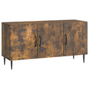 vidaXL TV Kast Zwart 99 x 34,5 x 50 cm Bewerkt hout