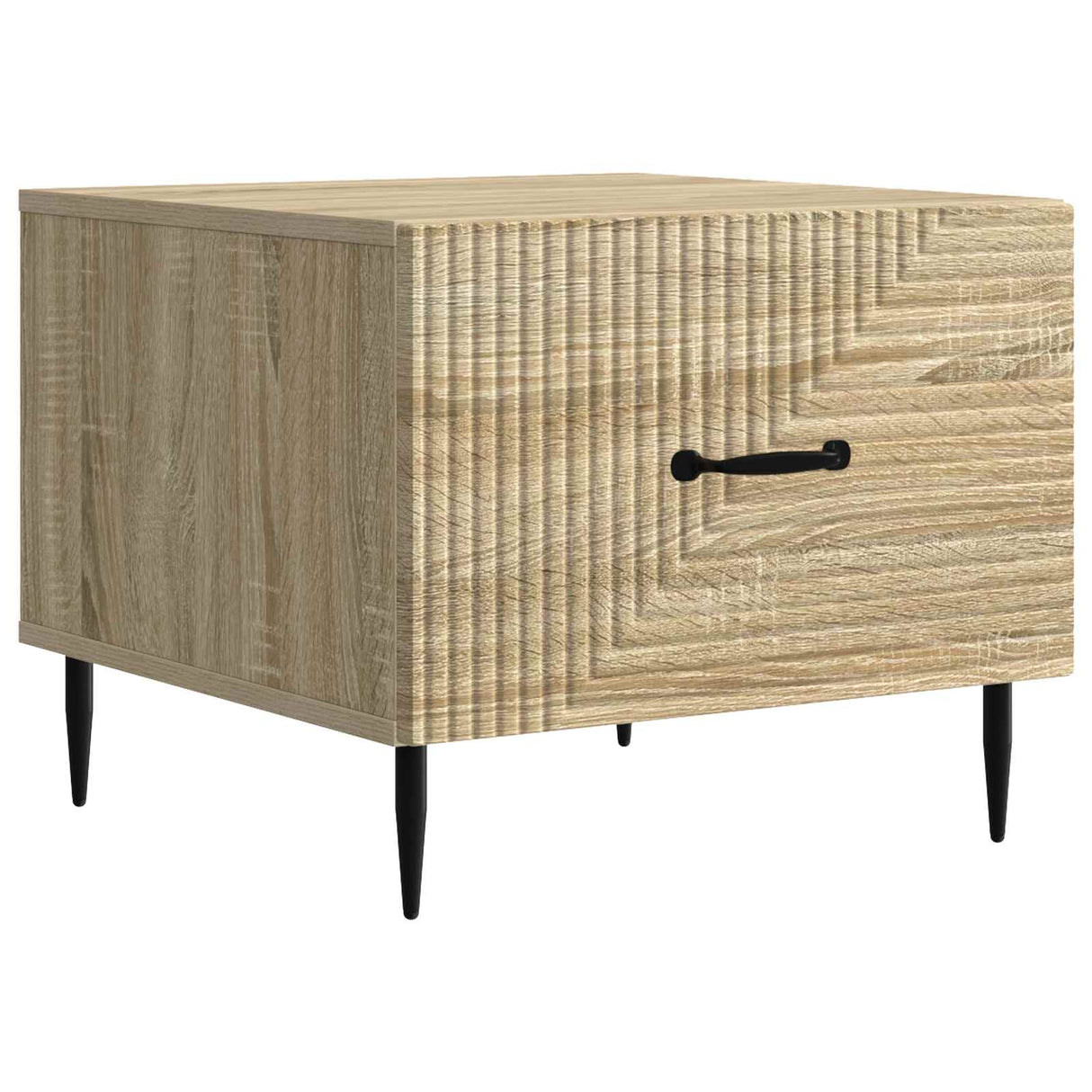 vidaXL Salontafel met lade Sonoma Eiken 49 x 50 x 40 cm Bewerkt hout