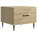 vidaXL Salontafel met lade Sonoma Eiken 49 x 50 x 40 cm Bewerkt hout