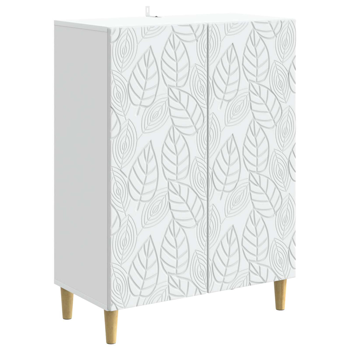 vidaXL Dressoir Wit 66 x 34,5 x 90 cm Bewerkt hout