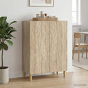 vidaXL Dressoir Wit 66 x 34,5 x 90 cm Bewerkt hout