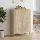 vidaXL Dressoir Wit 66 x 34,5 x 90 cm Bewerkt hout