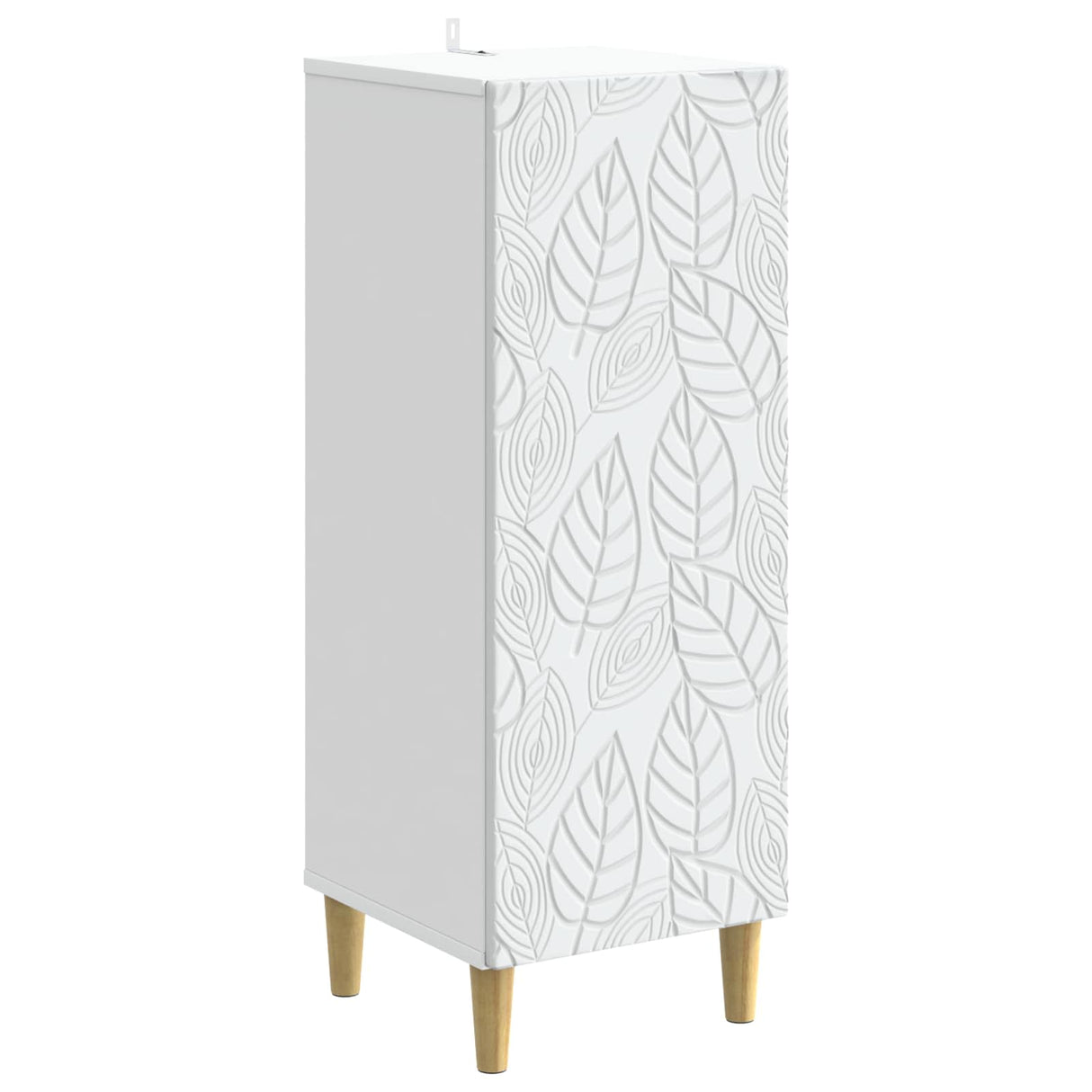 vidaXL Dressoir Wit 33 x 34,5 x 90 cm Bewerkt hout