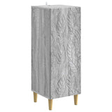 vidaXL Dressoir Wit 33 x 34,5 x 90 cm Bewerkt hout