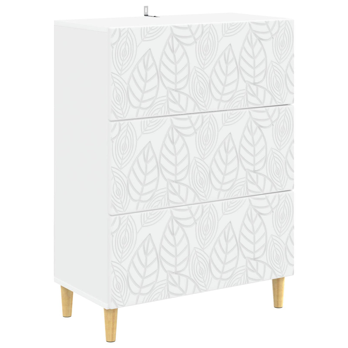 vidaXL Ladekast Wit 66 x 34,5 x 90 cm Bewerkt hout