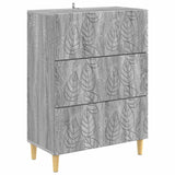 vidaXL Ladekast Wit 66 x 34,5 x 90 cm Bewerkt hout