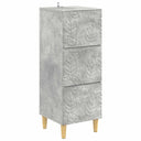 vidaXL Drawer Cabinet White 33 x 34.5 x 90 cm Engineered Wood