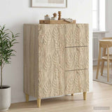 vidaXL Dressoir Wit 66 x 34,5 x 90 cm Bewerkt hout