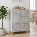 vidaXL Dressoir Wit 66 x 34,5 x 90 cm Bewerkt hout