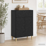 vidaXL Sideboard Black 66 x 34.5 x 90 cm Engineered Wood