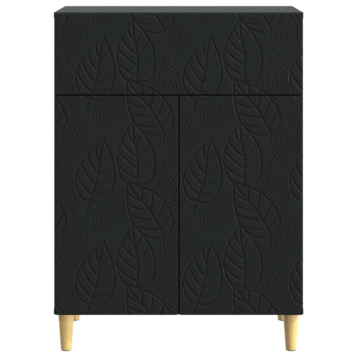 vidaXL Sideboard Black 66 x 34.5 x 90 cm Engineered Wood