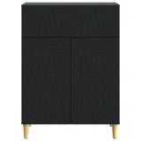 vidaXL Sideboard Black 66 x 34.5 x 90 cm Engineered Wood