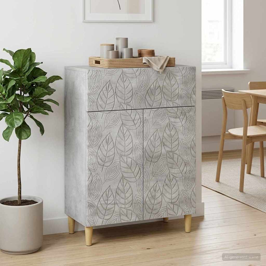 vidaXL Sideboard Black 66 x 34.5 x 90 cm Engineered Wood